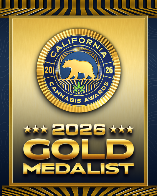 Lace Horner 2026 Gold Medalist California Cannabis Awards