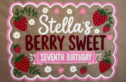 Custom Hand-Painted Event Banner